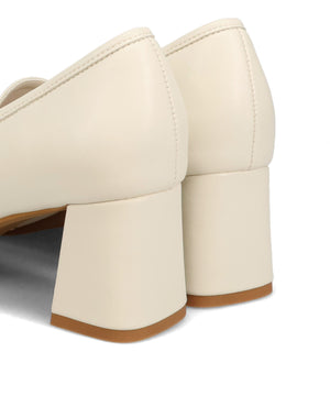 サイドベルトヒールローファー/61110