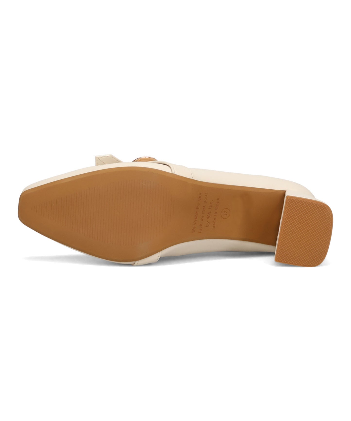 サイドベルトヒールローファー/61110