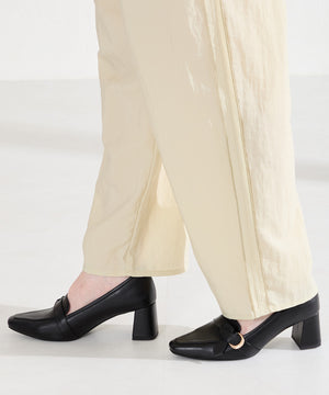 サイドベルトヒールローファー/61110