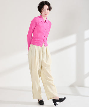 サイドベルトヒールローファー/61110