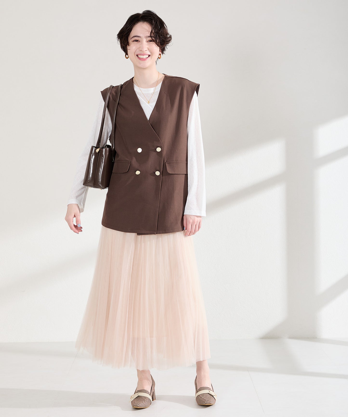 サイドベルトヒールローファー/61110