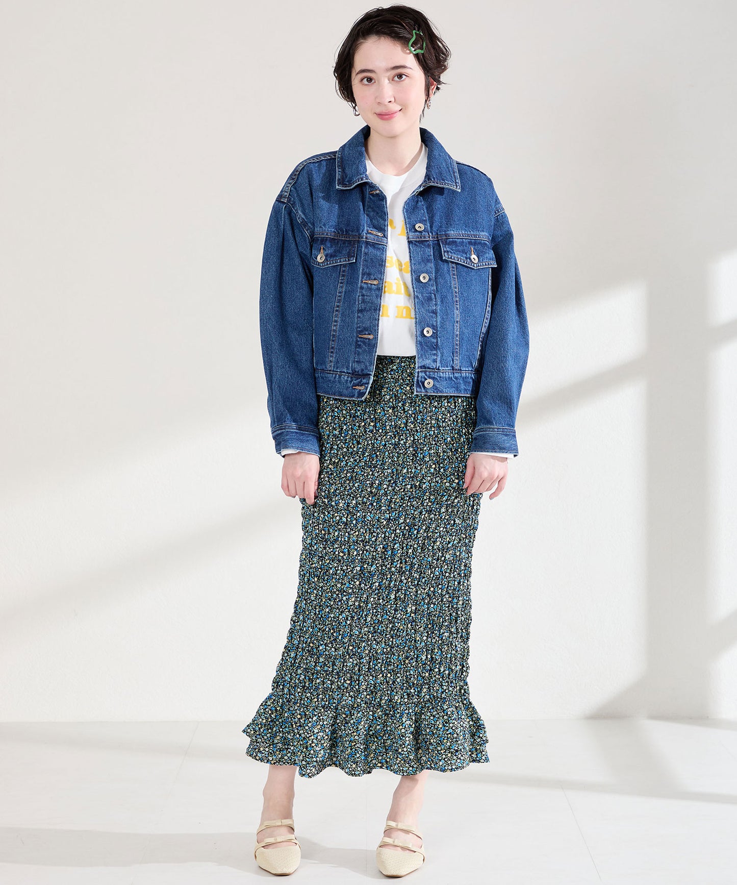 ダブルリボンニットミュールパンプス/61111