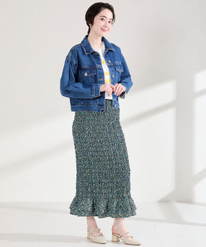 ダブルリボンニットミュールパンプス/61111