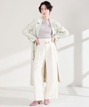 ダブルリボンニットミュールパンプス/61111