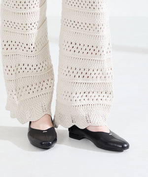 ゴールドパーツVカットバブーシュ/61112