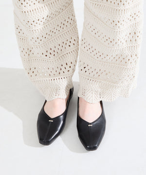 ゴールドパーツVカットバブーシュ/61112