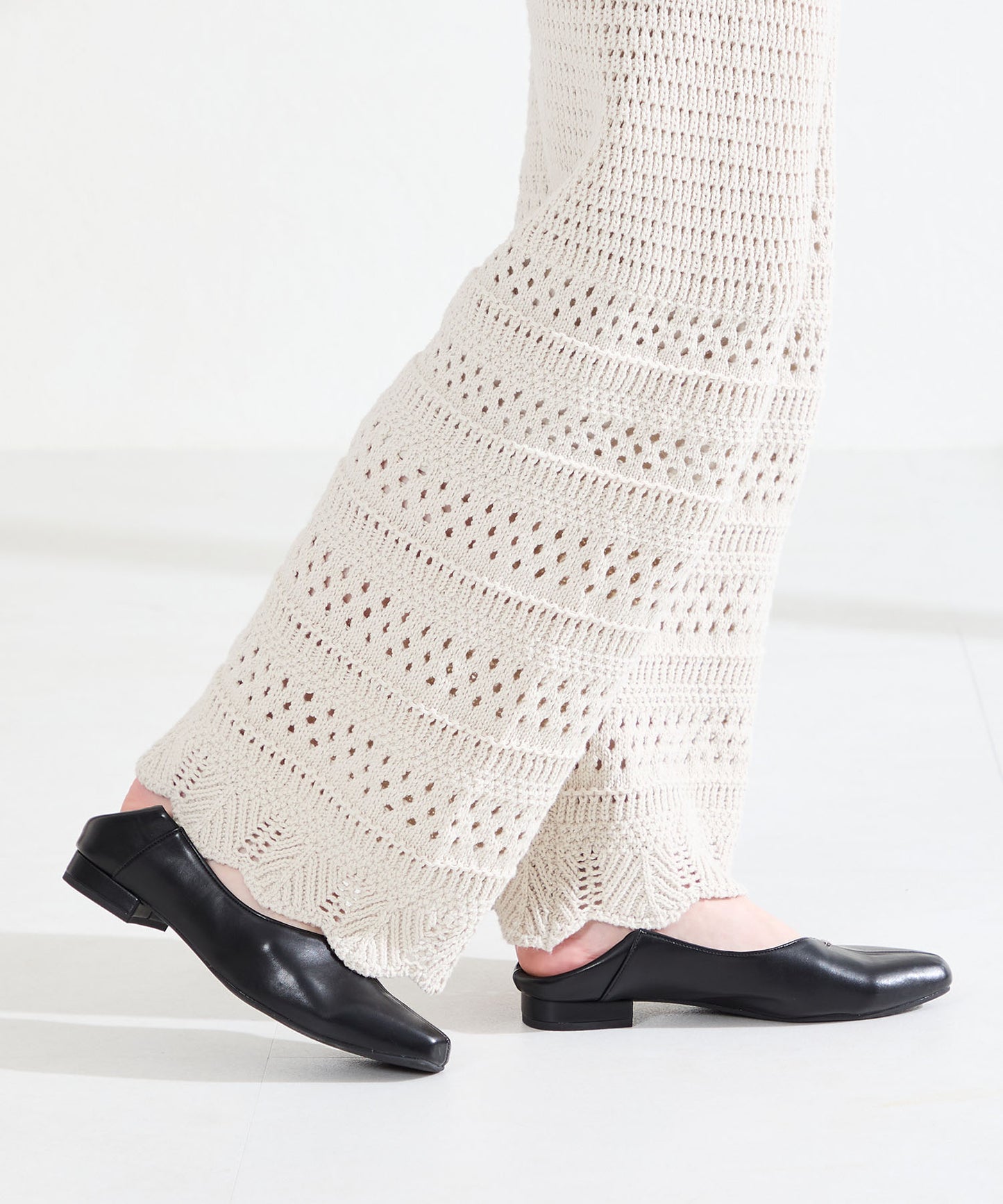 ゴールドパーツVカットバブーシュ/61112