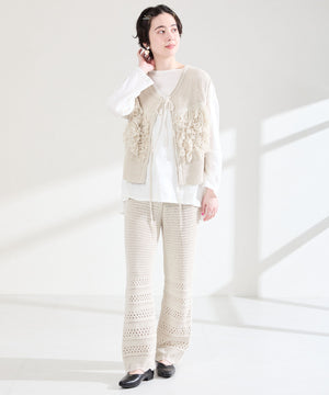 ゴールドパーツVカットバブーシュ/61112