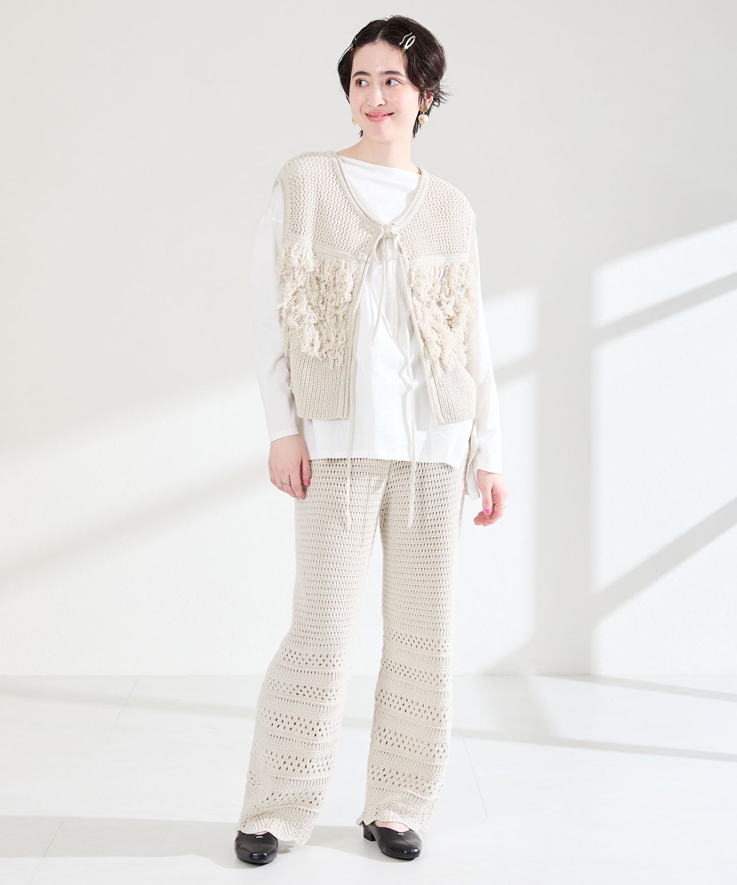 ゴールドパーツVカットバブーシュ/61112