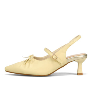 カットデザインストラップパンプス/61114