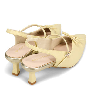 カットデザインストラップパンプス/61114