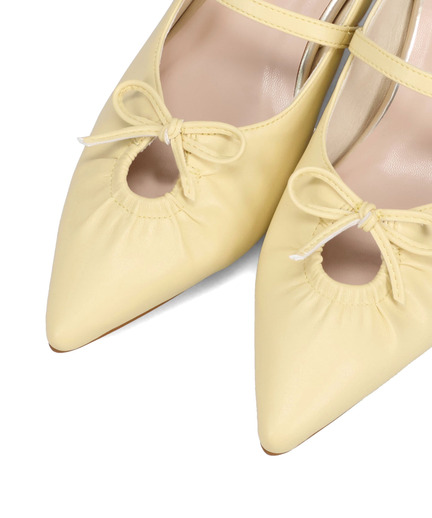 カットデザインストラップパンプス/61114