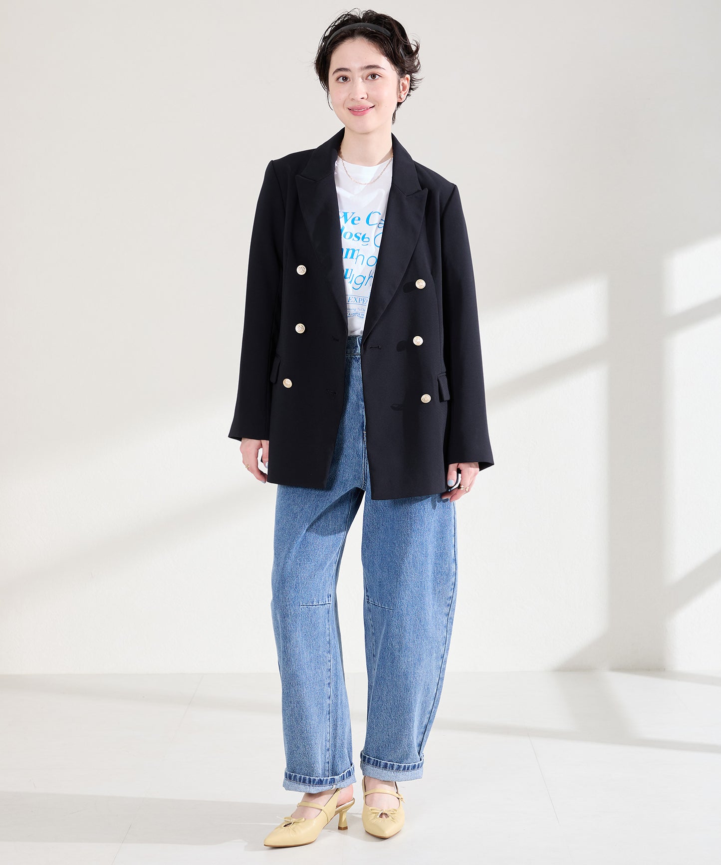 カットデザインストラップパンプス/61114