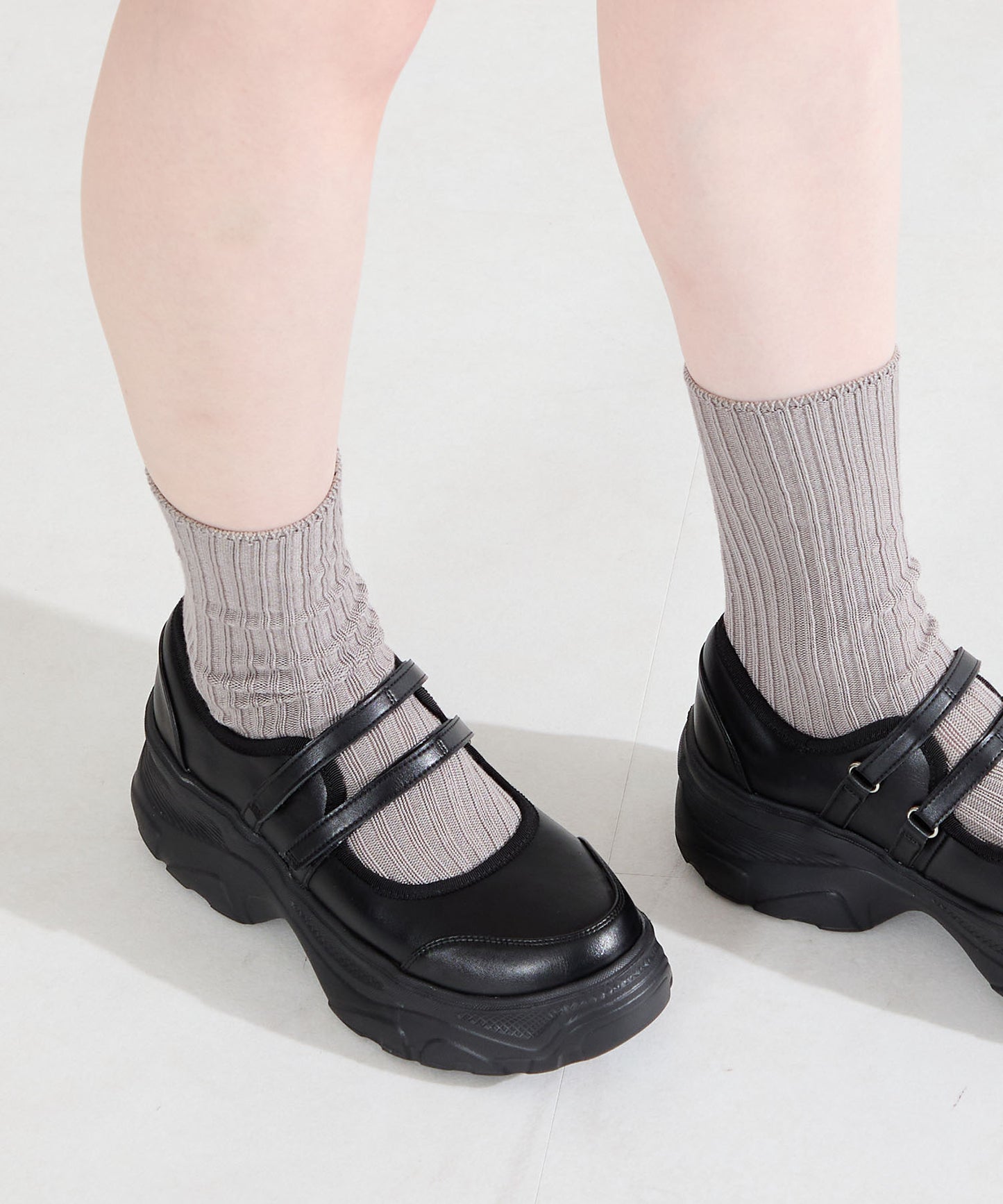 【WEB先行予約/2月中旬発売予定】スニーカーソールメリージェーンシューズ/61115