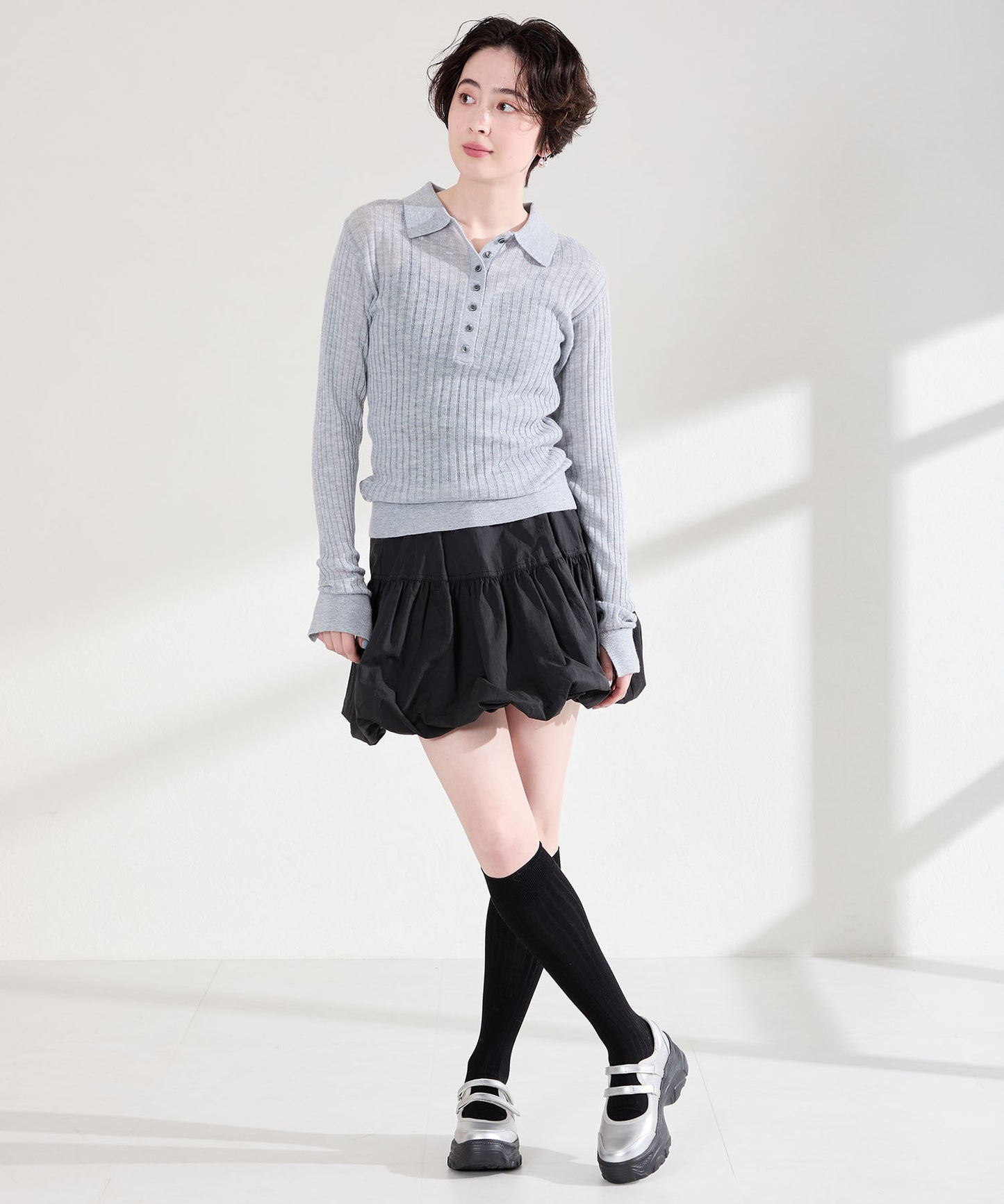 【WEB先行予約/2月中旬発売予定】スニーカーソールメリージェーンシューズ/61115