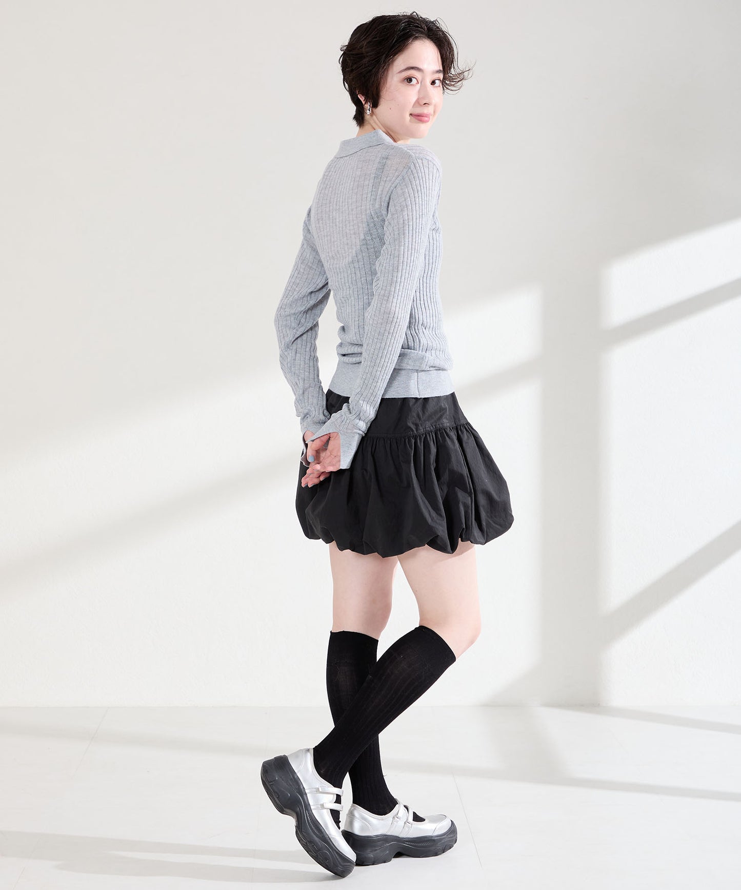 【WEB先行予約/2月中旬発売予定】スニーカーソールメリージェーンシューズ/61115