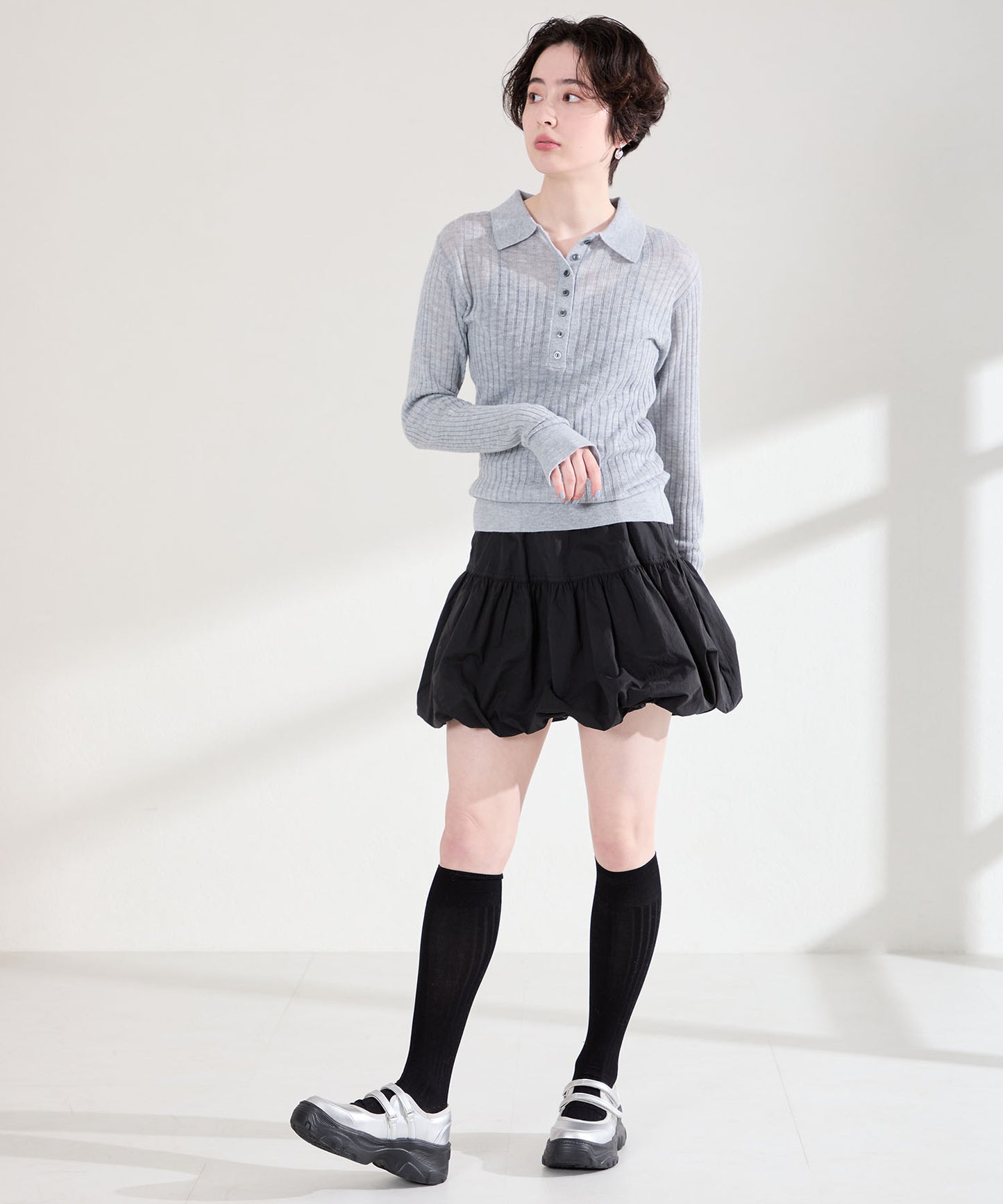 【WEB先行予約/2月中旬発売予定】スニーカーソールメリージェーンシューズ/61115