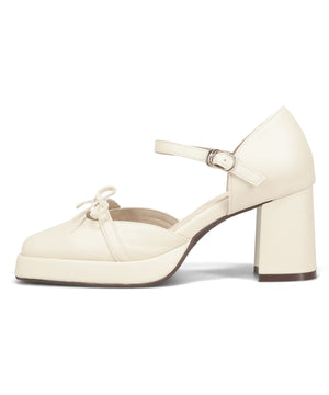 カットデザインプラットフォームパンプス/61116