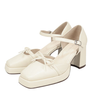 カットデザインプラットフォームパンプス/61116