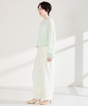 変形リボンモチーフヒールパンプス/61117