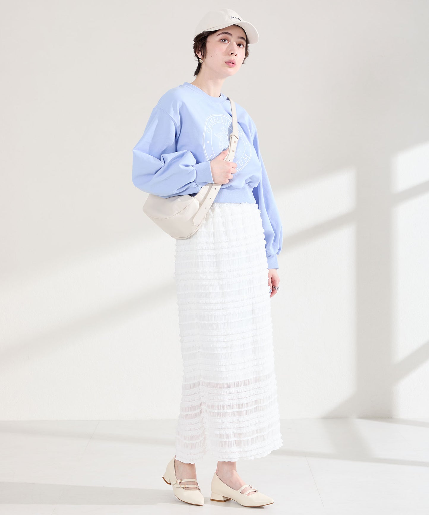 ダブルストラップポインテッドトゥパンプス/61118