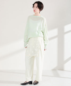 ダブルストラップポインテッドトゥパンプス/61118