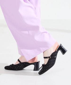 ラインストーン×リボンシアーパンプス/61119