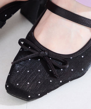 ラインストーン×リボンシアーパンプス/61119