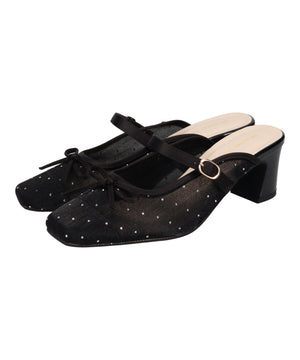 ラインストーン×リボンシアーパンプス/61119