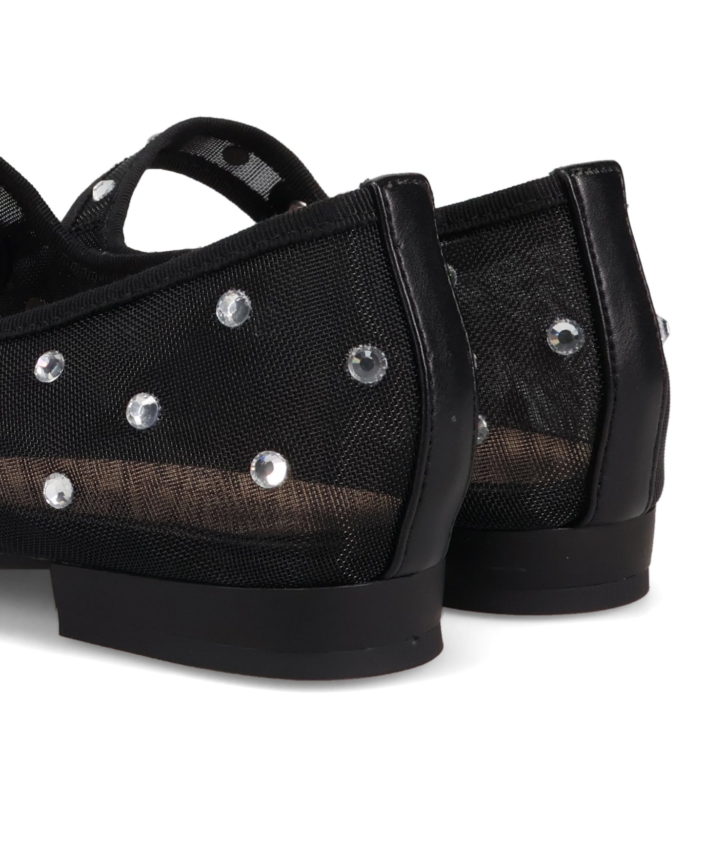 【WEB先行予約/3月下旬発売予定】ビジュー付きシアーメリージェーンパンプス/61120