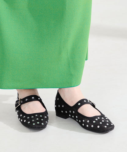 【WEB先行予約/3月下旬発売予定】ビジュー付きシアーメリージェーンパンプス/61120