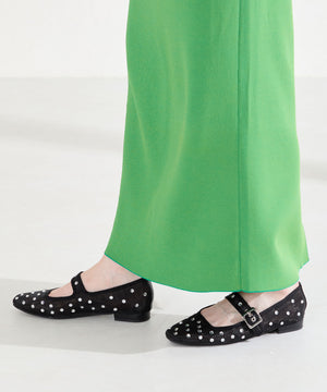 【WEB先行予約/3月下旬発売予定】ビジュー付きシアーメリージェーンパンプス/61120