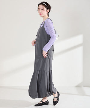 【WEB先行予約/3月下旬発売予定】ビジュー付きシアーメリージェーンパンプス/61120