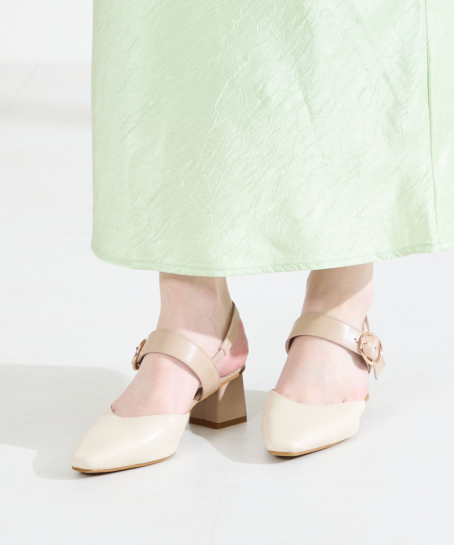ラウンドバックルセパレートパンプス/61122 – ORIENTALTRAFFIC