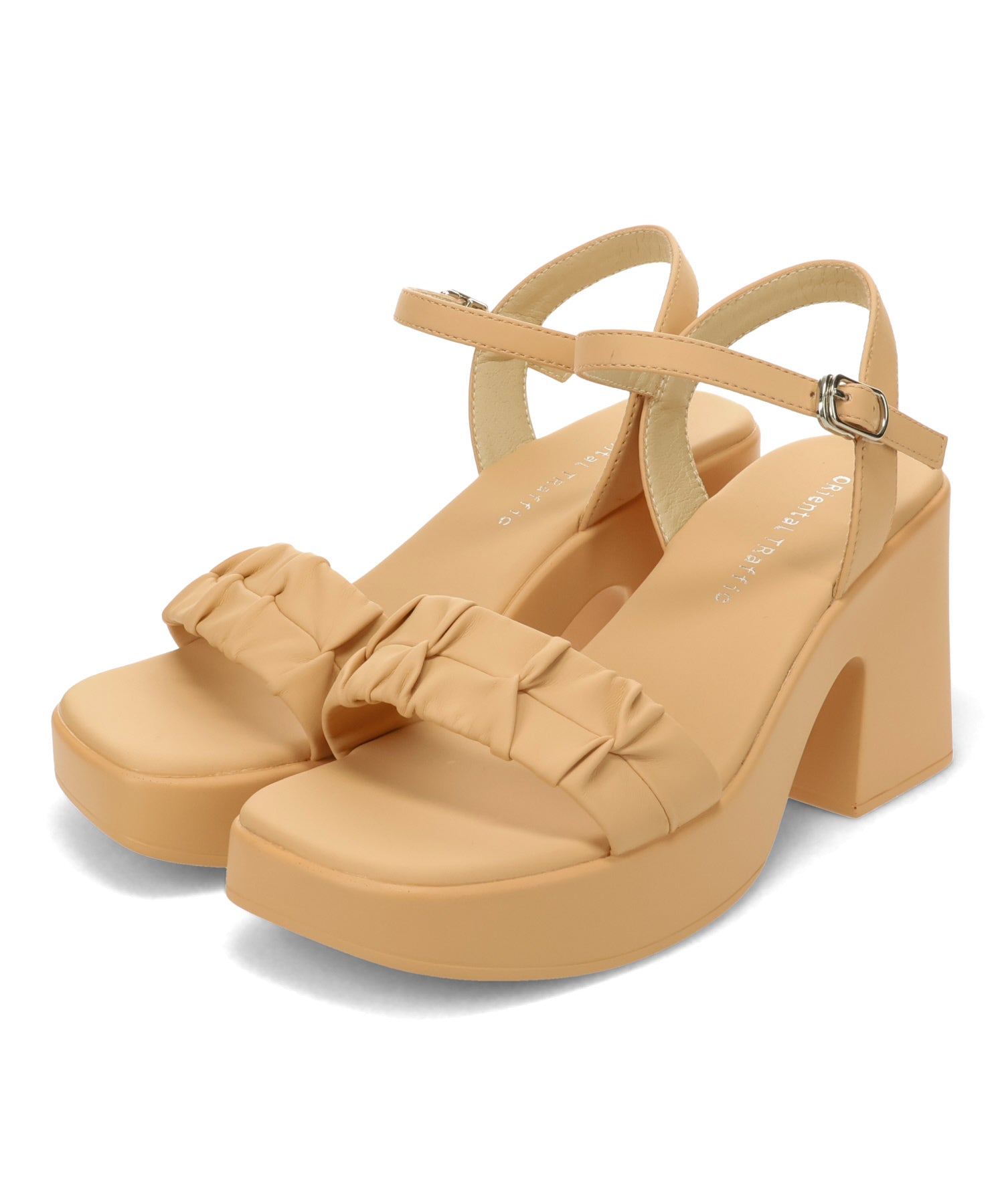 ギャザーデザインプラットフォームサンダル/61203 – ORIENTALTRAFFIC