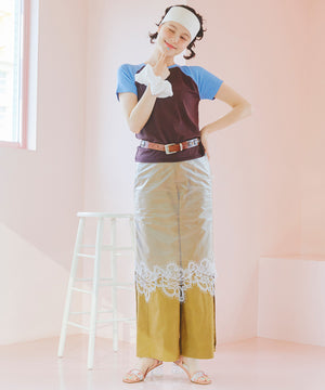 【カタログ掲載アイテム】チュールベルトクリアヒールサンダル/61216