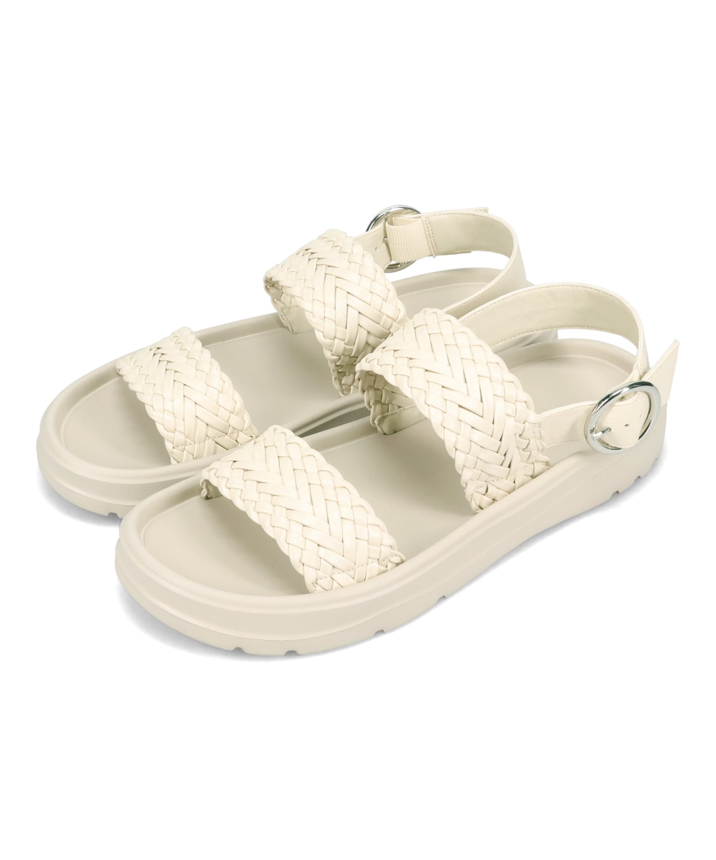 【WEB先行予約/5月下旬発売予定】【Fit meサンダル】編みベルトサンダル/61225