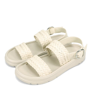 【WEB先行予約/5月下旬発売予定】【Fit meサンダル】編みベルトサンダル/61225