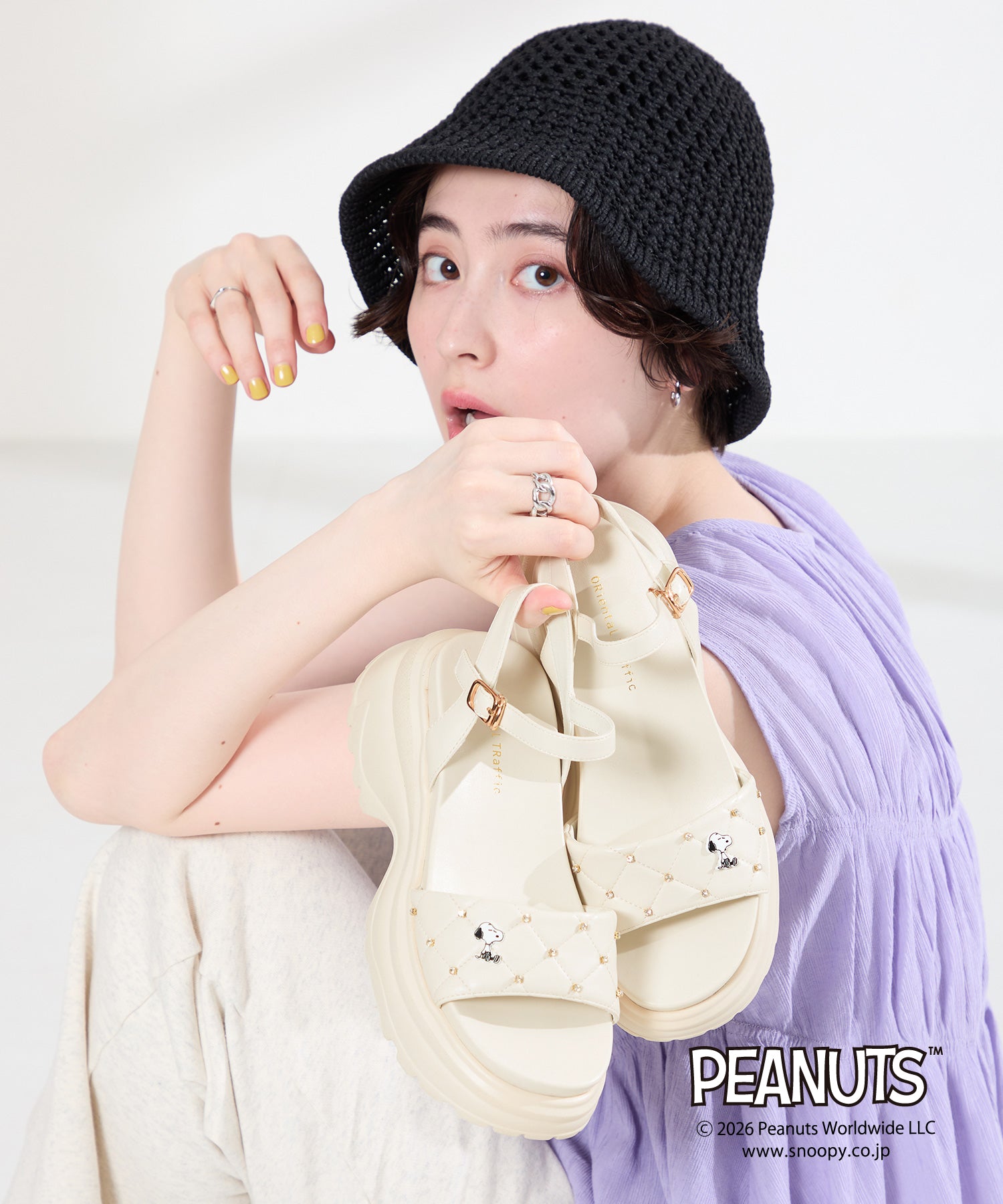 PEANUTSデザイン厚底サンダル/61238 – ORIENTALTRAFFIC