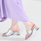 【WEB先行予約/5月中旬発売予定】メタルパーツトングヒールサンダル/61239