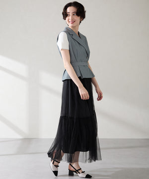 【WEB先行予約/8月中旬発売予定】プチリボンスリングバックパンプス/61306