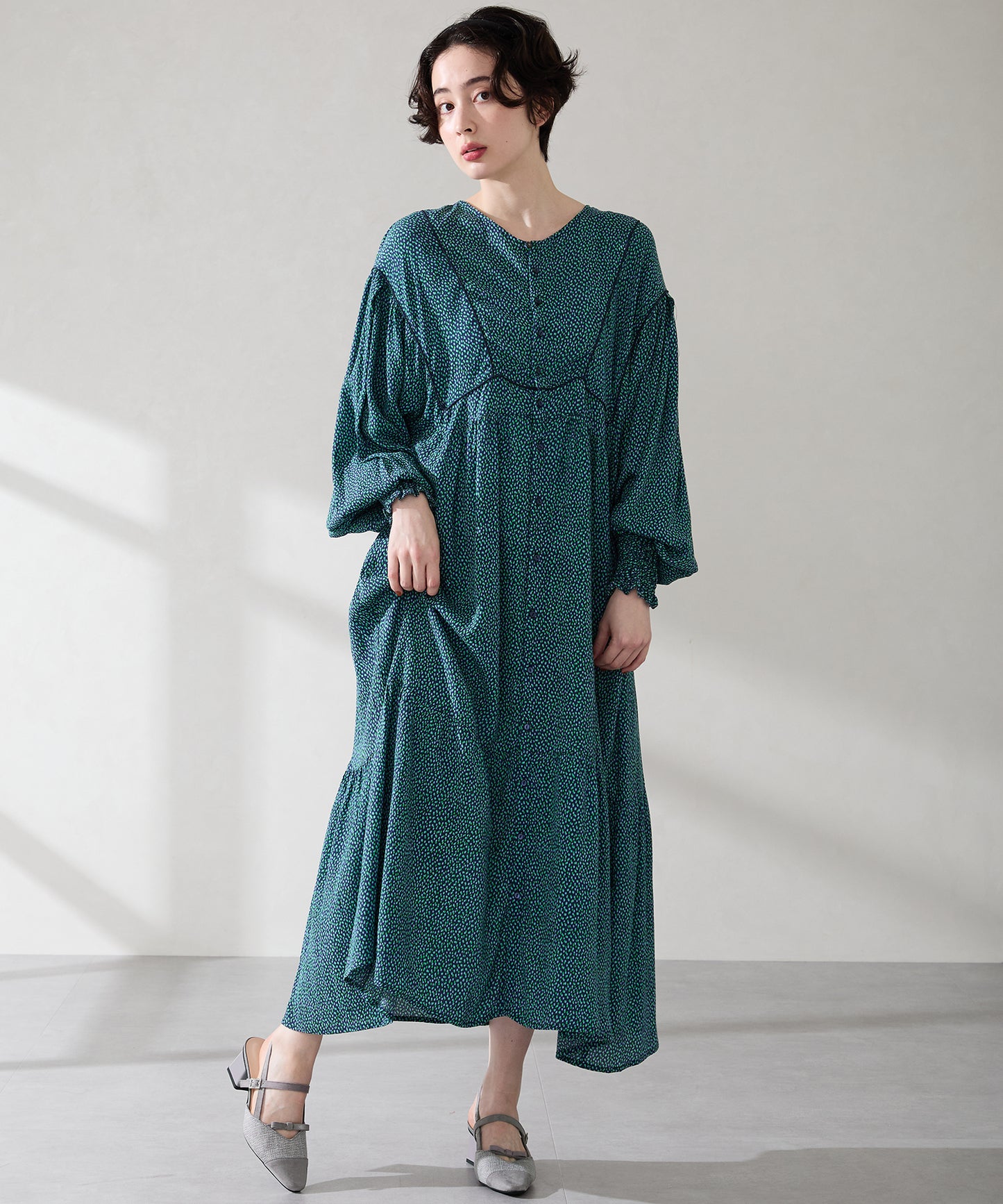 【WEB先行予約/8月中旬発売予定】プチリボンスリングバックパンプス/61306