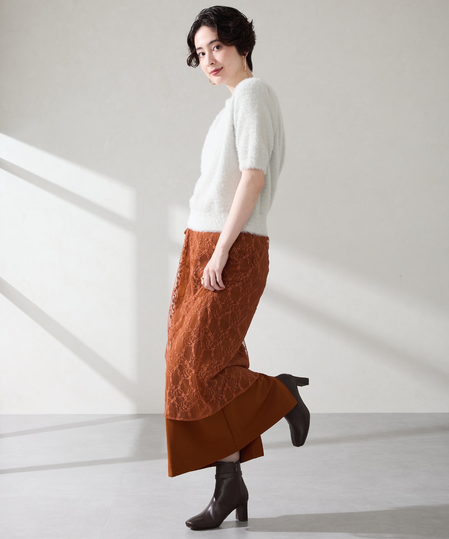 【WEB先行予約/9月中旬発売予定】サイドバックルヒールブーツ/61414