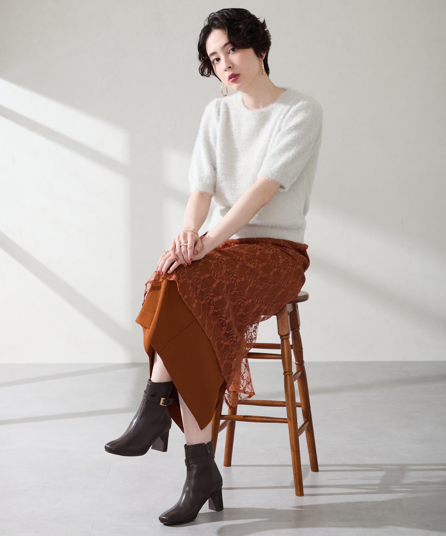 【WEB先行予約/9月中旬発売予定】サイドバックルヒールブーツ/61414