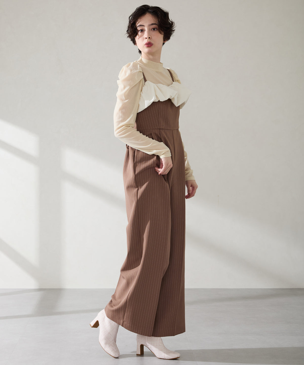 【WEB先行予約/9月中旬発売予定】サイドバックルヒールブーツ/61414