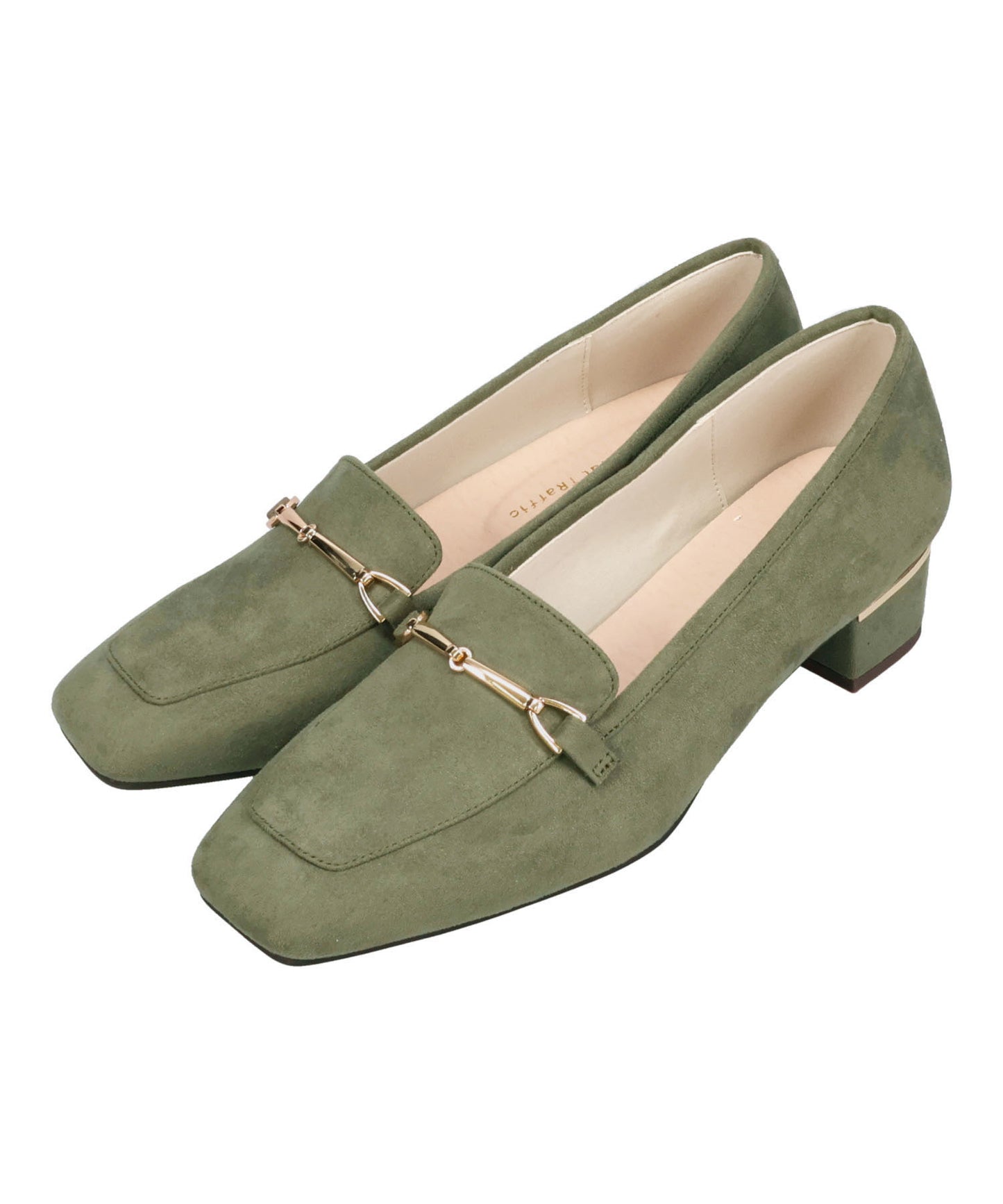 【WEB先行予約/2月下旬発売予定】メタリックラインビットヒールローファー/62101