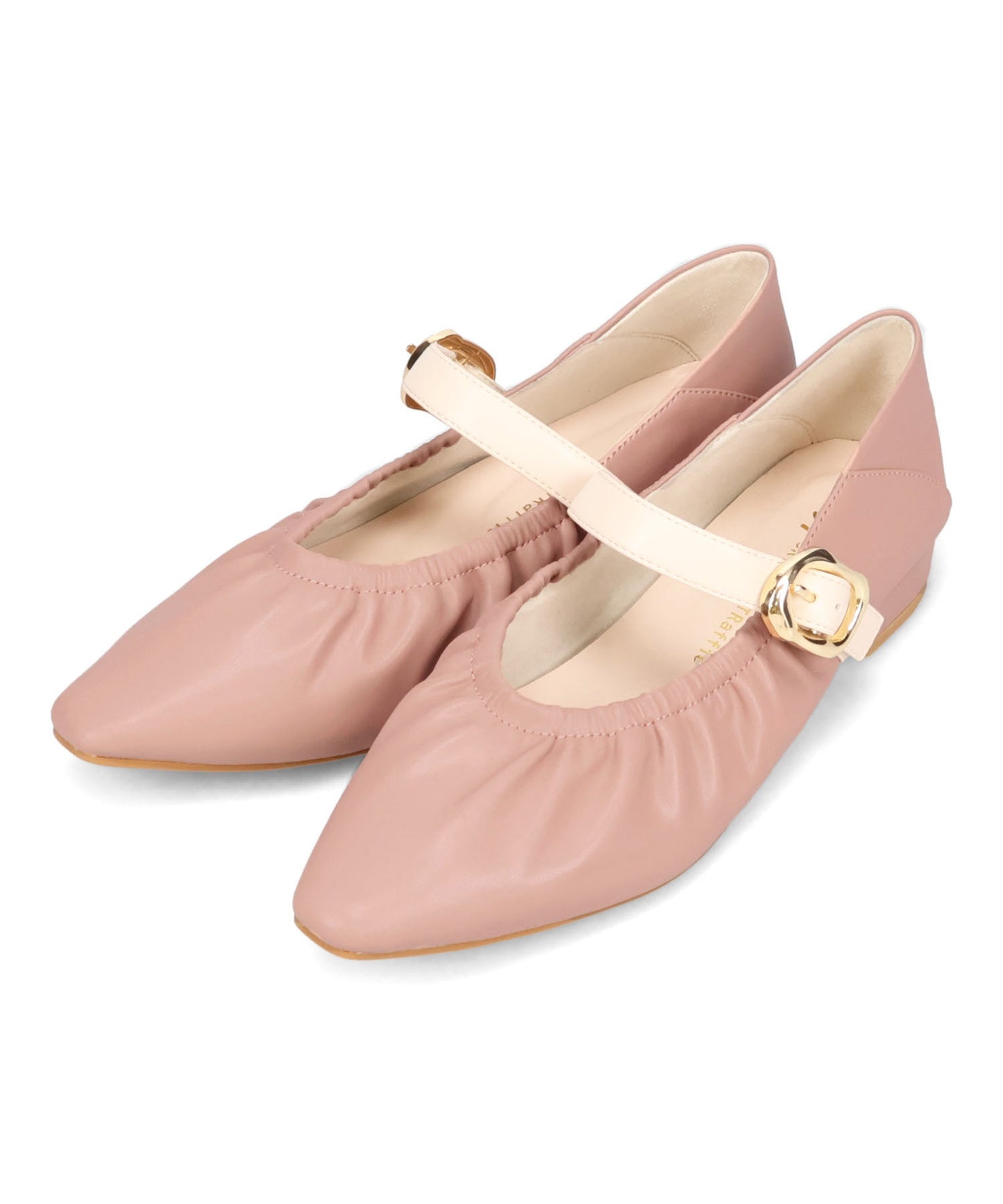 【WEB先行予約/2月下旬発売予定】ギャザーデザインメリージェーンパンプス/62103