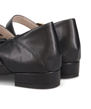 【WEB先行予約/2月下旬発売予定】ギャザーデザインメリージェーンパンプス/62103