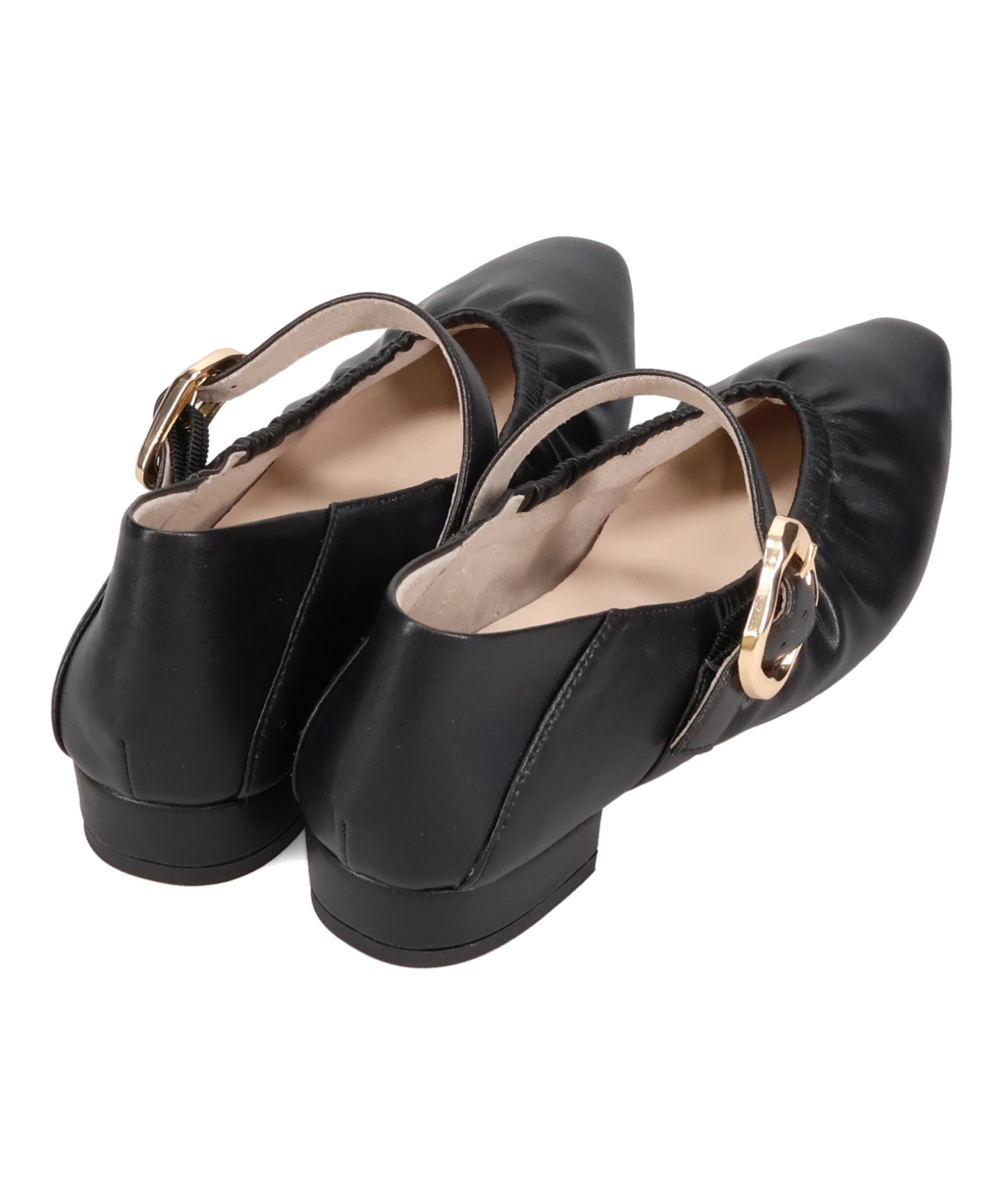 【WEB先行予約/2月下旬発売予定】ギャザーデザインメリージェーンパンプス/62103