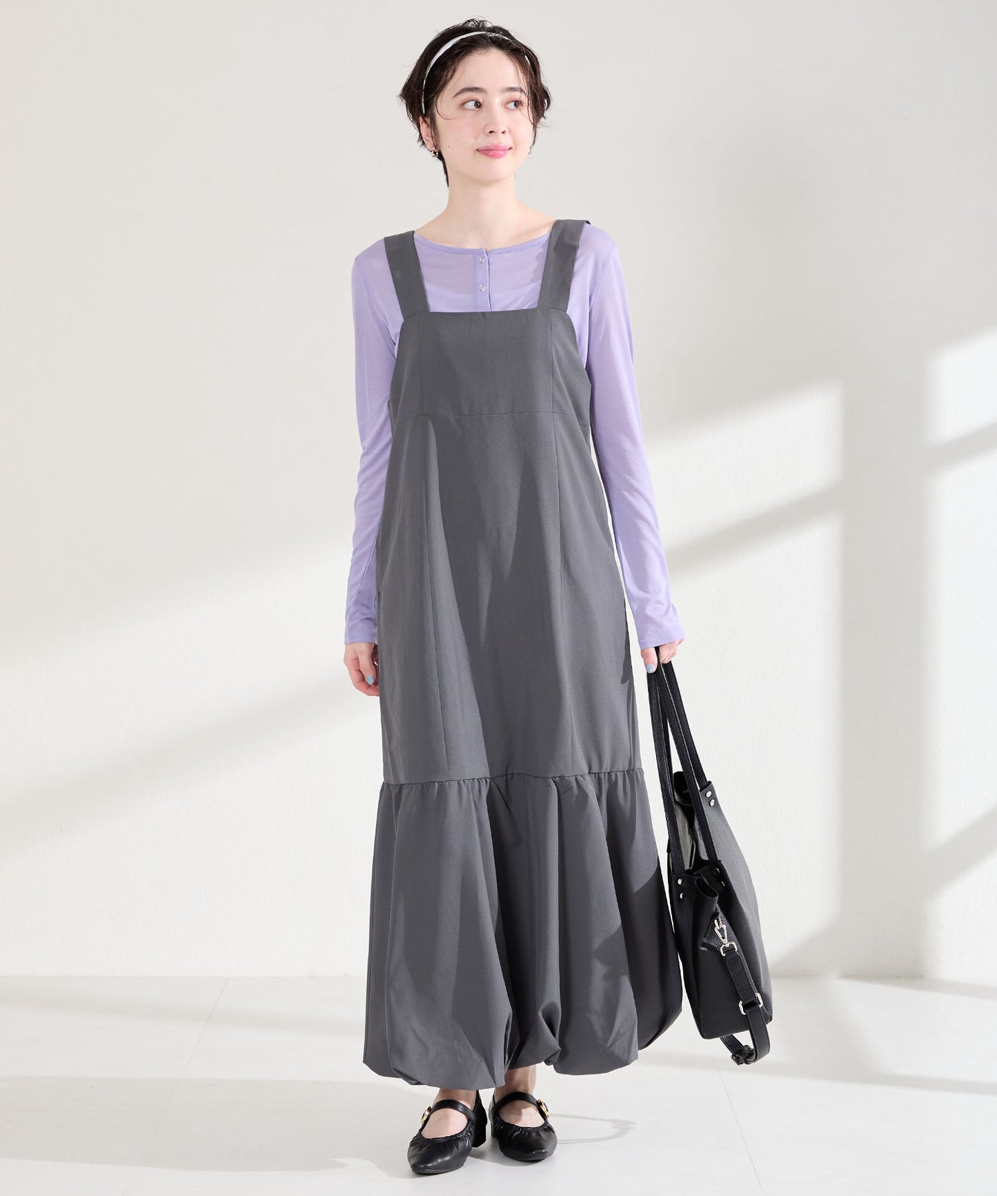 【WEB先行予約/2月下旬発売予定】ギャザーデザインメリージェーンパンプス/62103